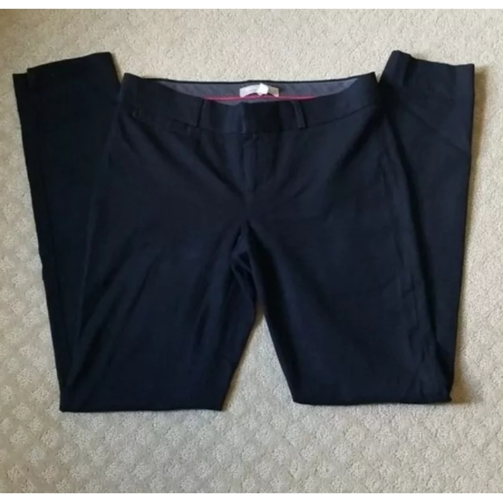 Banana Republic Sloan Slim Ankle Dress Pant in black size 2L